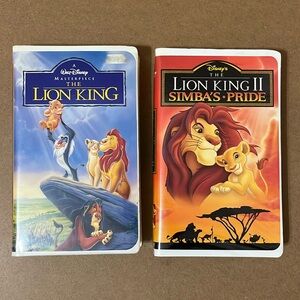 The Lion King VHS Bundle